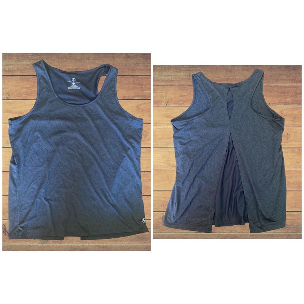 Adrienne Vittadini gray workout top - Picture 1 of 5